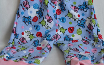 Leichte Babyleggings mit Mausmuster